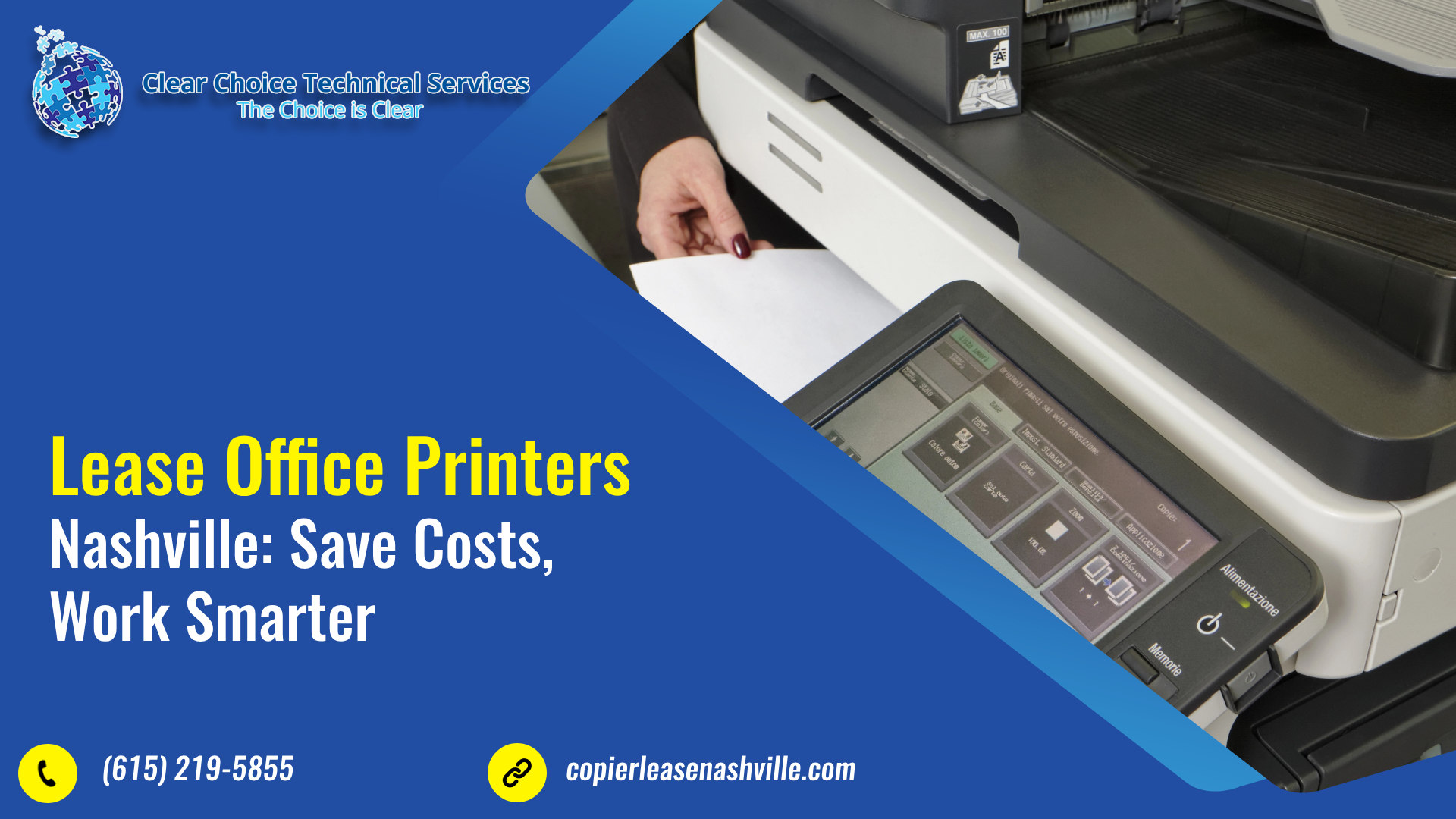 Read more about the article Lease Office Printers Nashville: Save Costs, Work Smarter