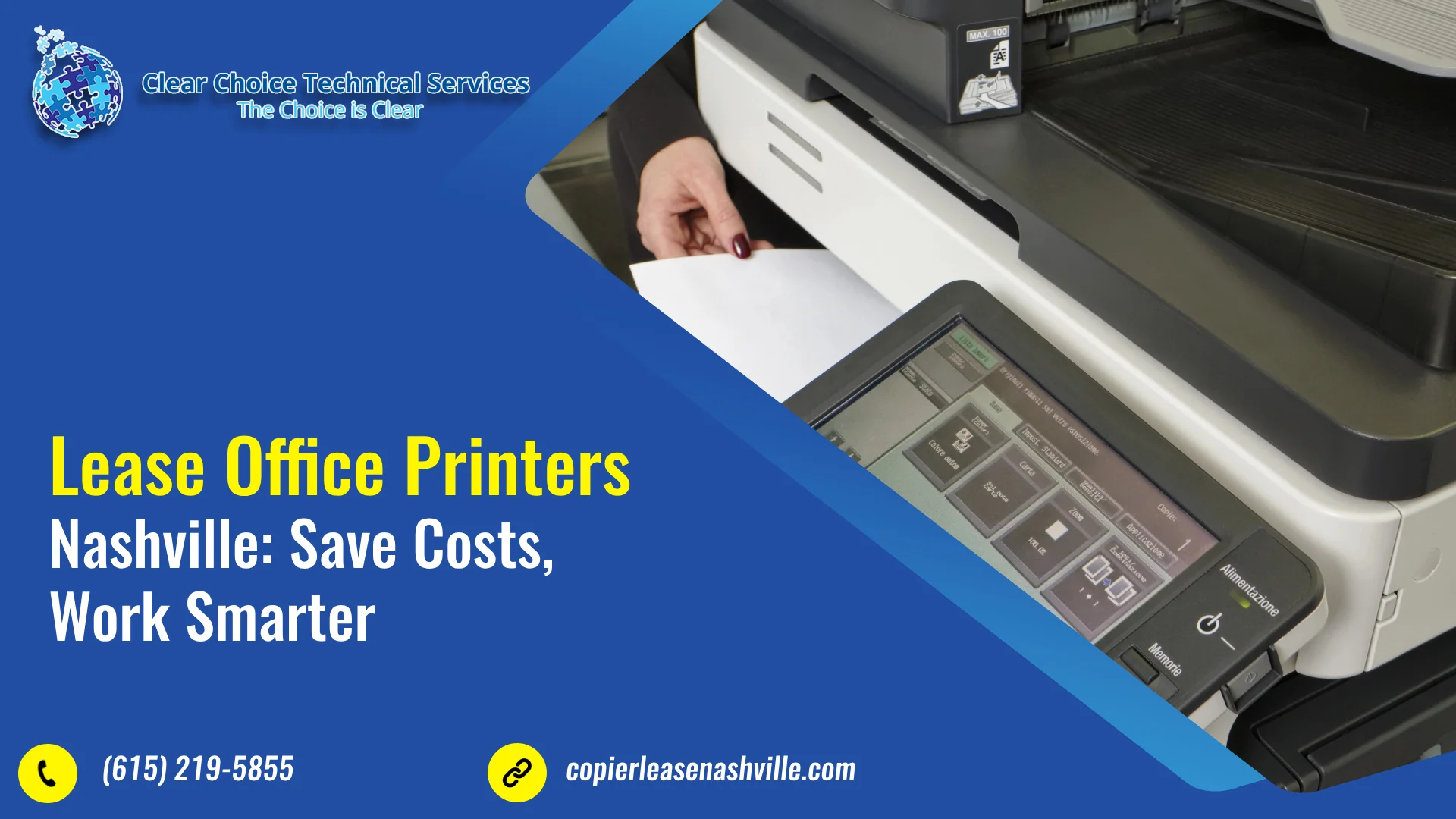 Lease Office Printers Nashville Save Costs, Work Smarter​